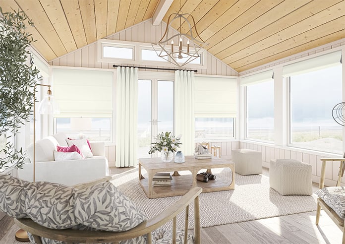 Hartford, Calm White - Roman Blind - Image 6